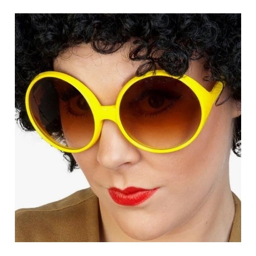 Hippie Glasses - Large Yellow 