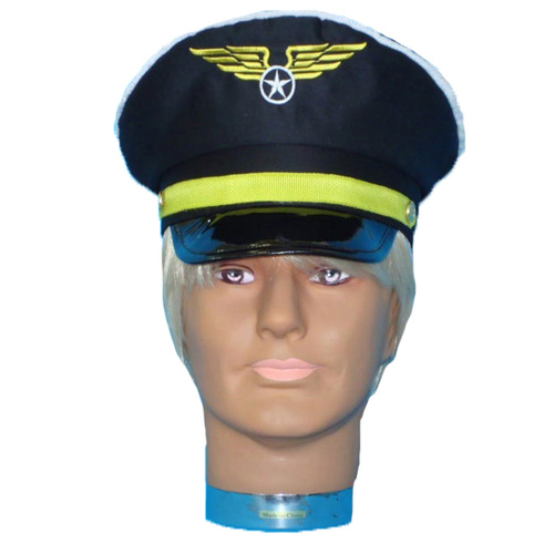 Pilot Hat - Black