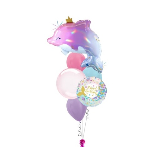 Dolphin Bubble Birthday Bouquet