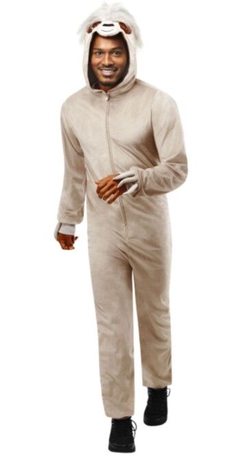 Sloth Furry Onesie Adult Costume