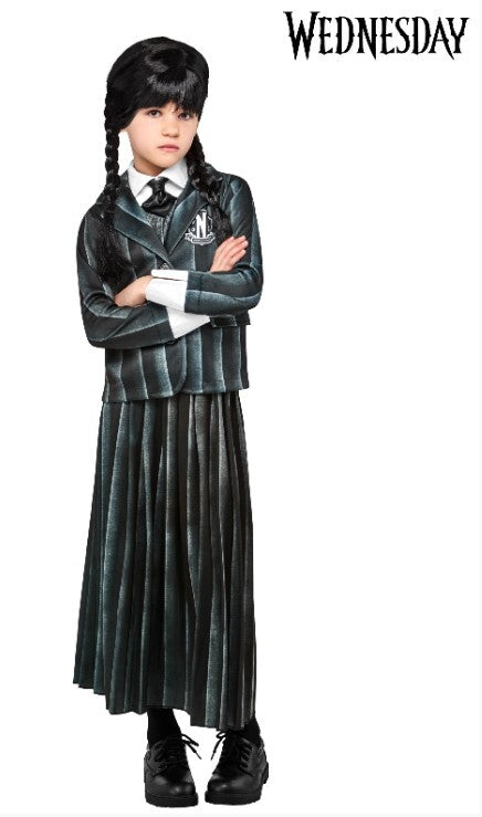 Wednesday Nevermore Academy Black Kid's Costume