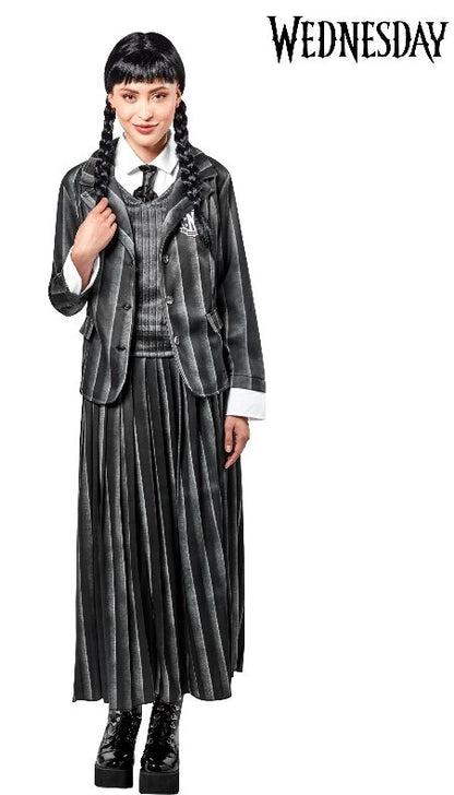 Wednesday Nevermore Deluxe Black Adult Costume