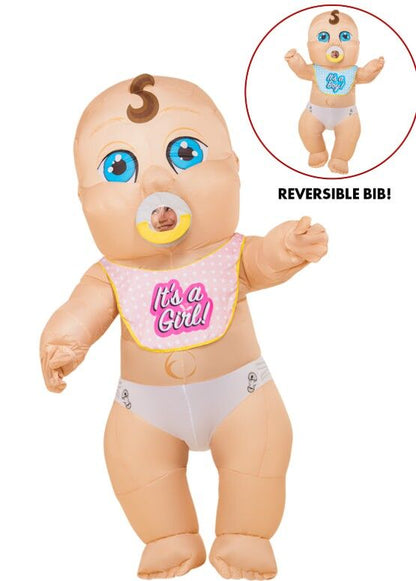 Gender Reveal Inflatable Baby Adult Costume