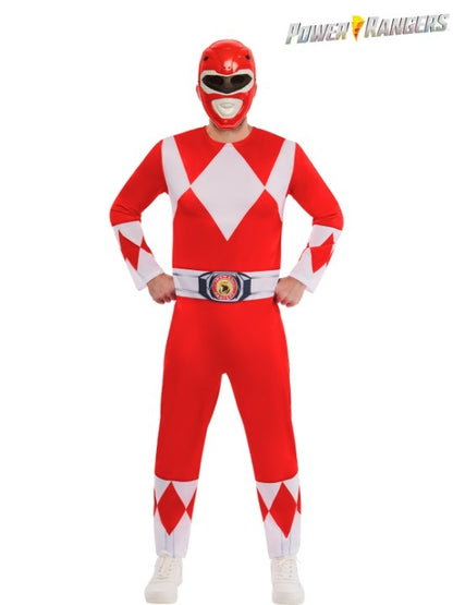 Power Rangers Deluxe Red Adult Costume