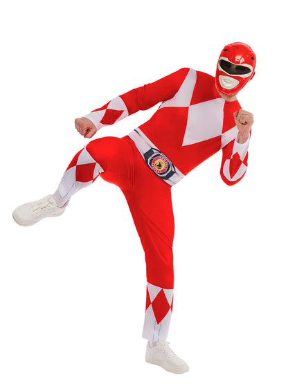 Power Rangers Deluxe Red Adult Costume