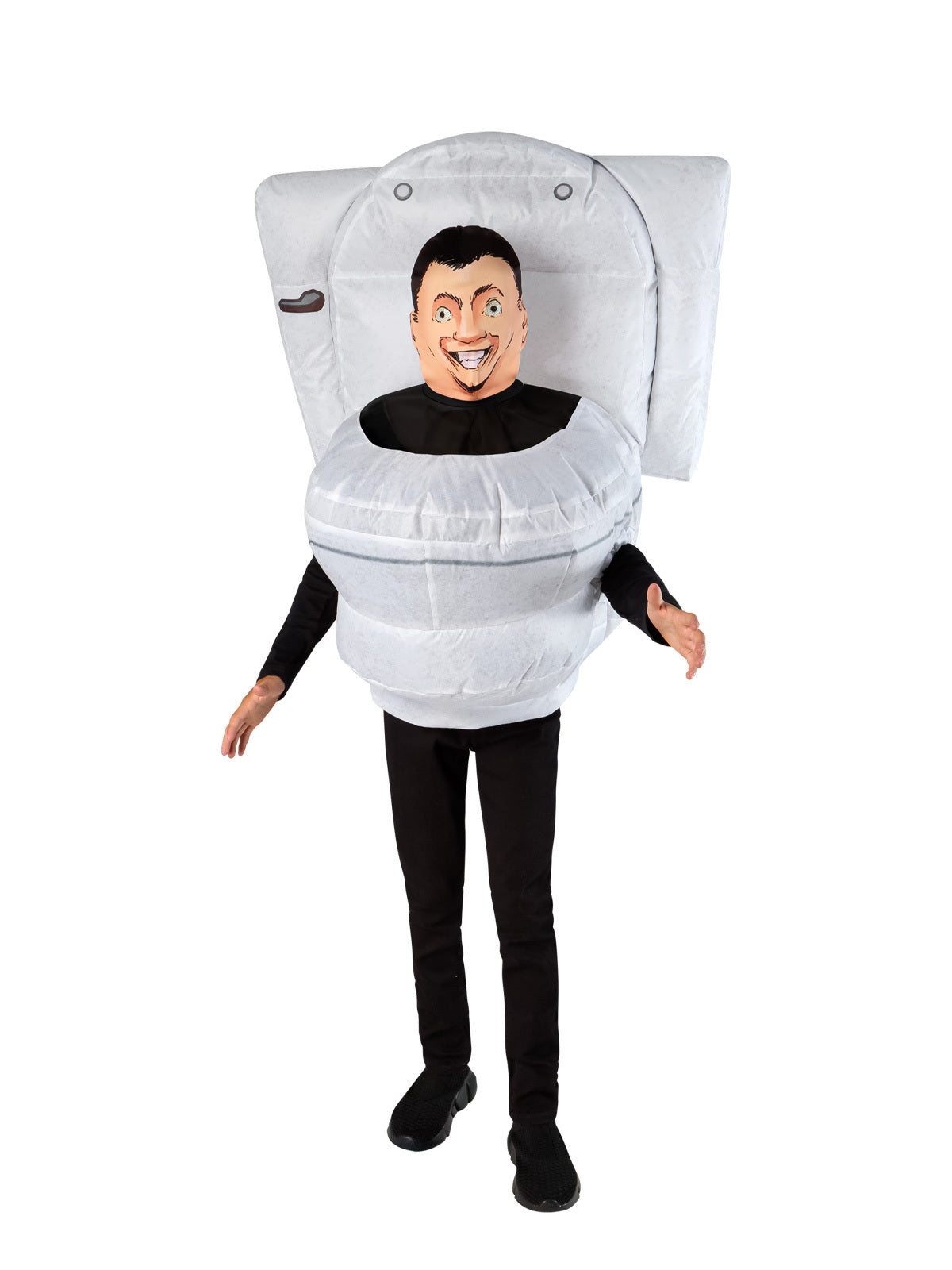 Skibidi Toilet Inflatable Kid's Costume - One Size 8+ Yrs