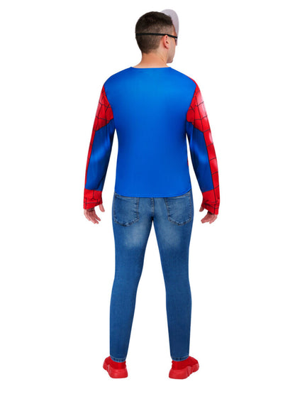 Spider-man Adult Costume Top & Mask