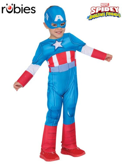 Captain America Deluxe Toddler Costume