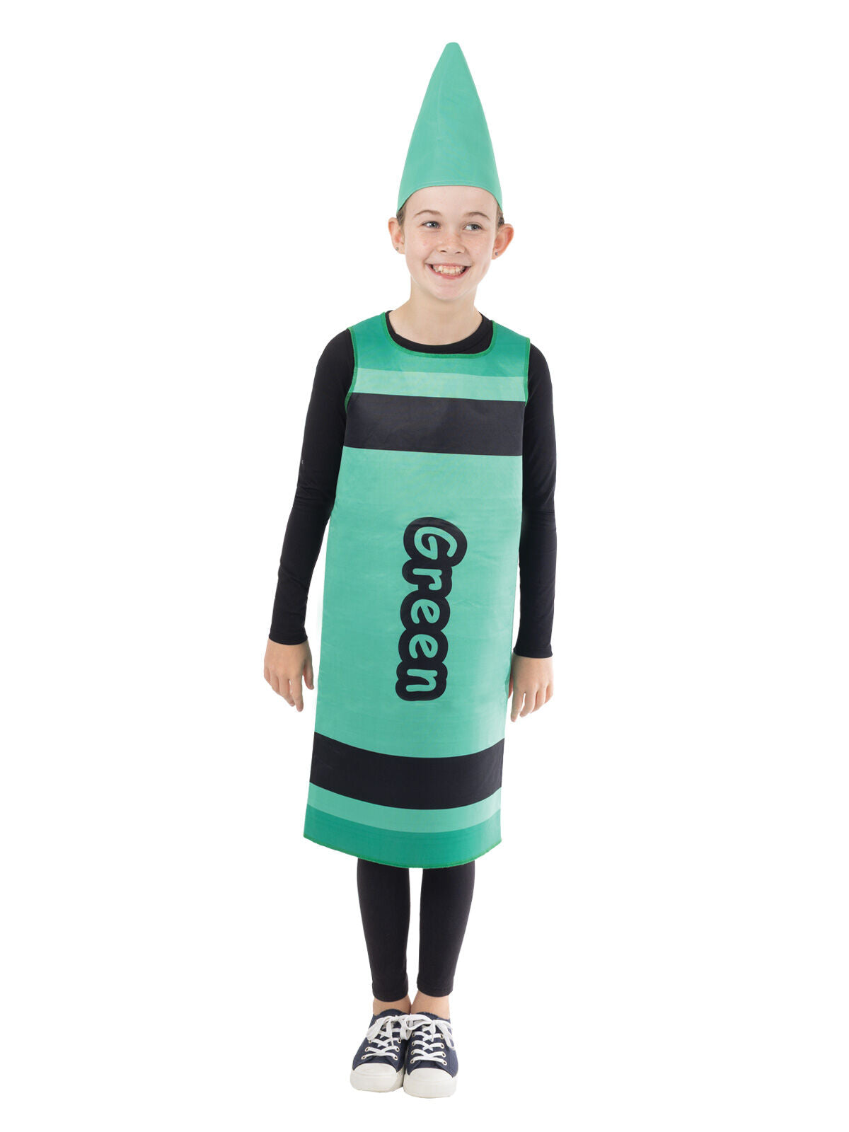 Green Crayon Kid's Costume