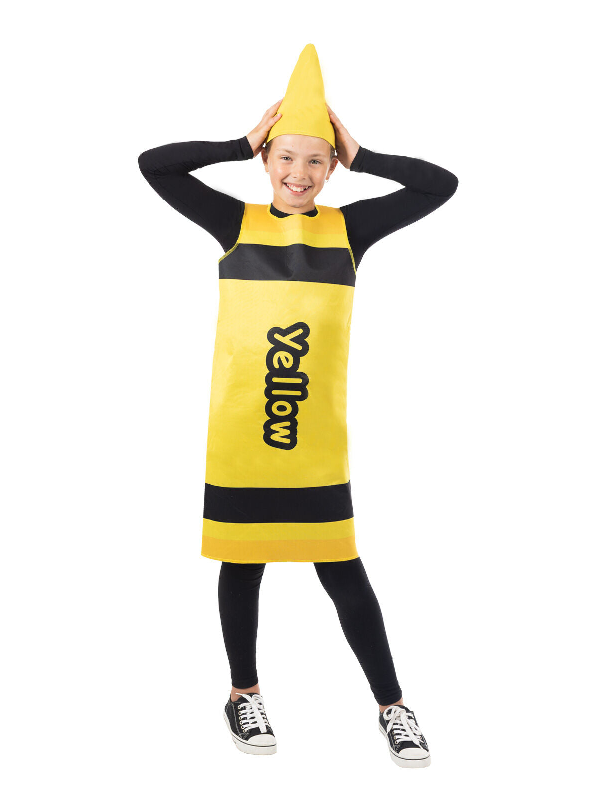 Yellow Crayon Kid's Costume