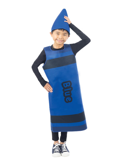 Blue Crayon Kid's Costume