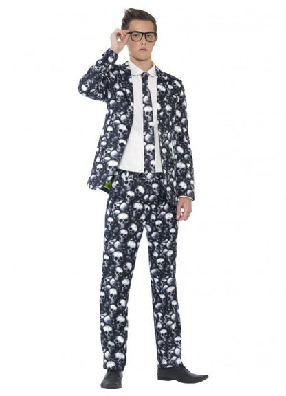 Skeleton Stand Out Suit Teen Costume