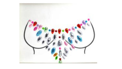 Festival Body Jewels - Rainbow