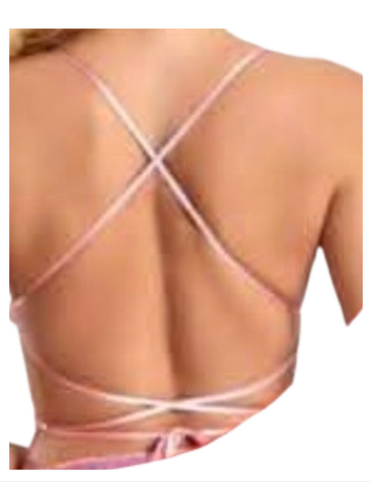 Pink Sequin Butterfly Top