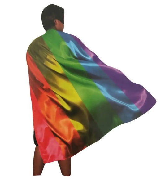 Rainbow Pride Mardi Gras Cape