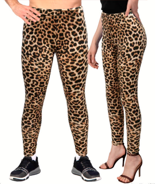 Leopard Footless Tights