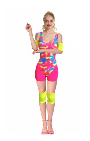 Barbie Style 80s Work Out Doll Adult Costume