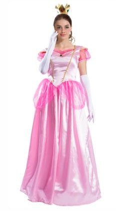 Mario Princess Peach Style Adult Costume
