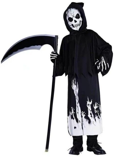 Skull Reaper Glow-in-the-Dark Kid's Costume