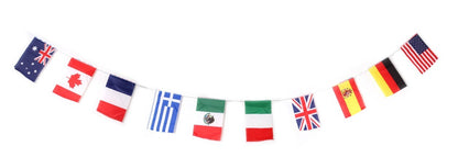 Around the World Flag Bunting - 3.6m