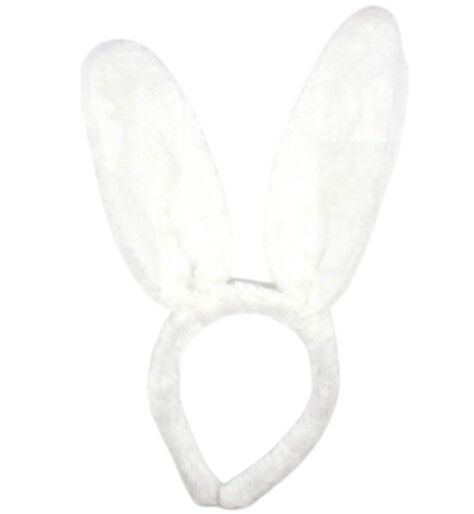 Plain White Bunny Ears