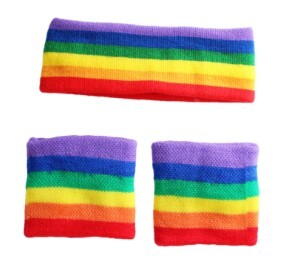 Tennis Sweatband Set - Rainbow