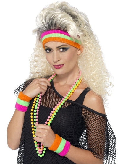 Tennis Sweatband Set - Neon Multicolour