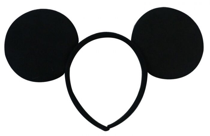 Mickey Mouse Style Ears on Headband