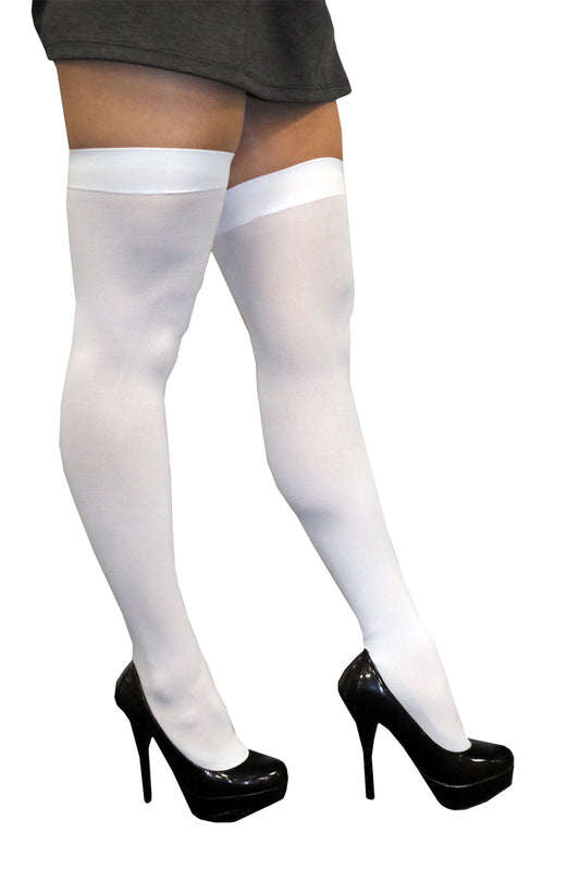 Thigh High Stockings - White