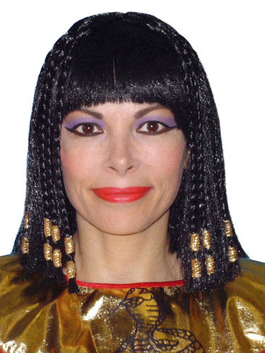 Cleopatra Wig - Black & Gold