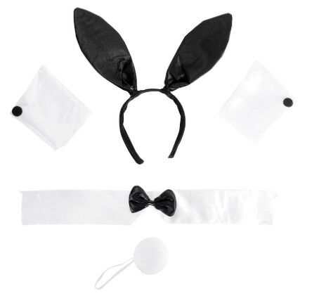 Play Bunny Set - Black & White