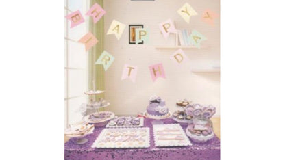 Happy Birthday Banner - Mixed Pastels