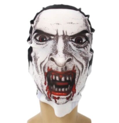 Vampire Printed Overhead Face Mask