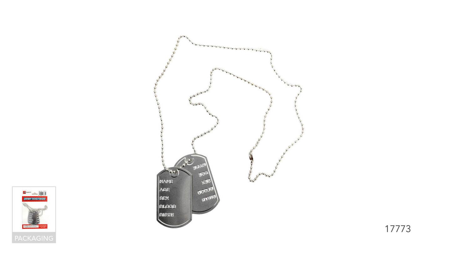 Soldier Dog Tag Necklace