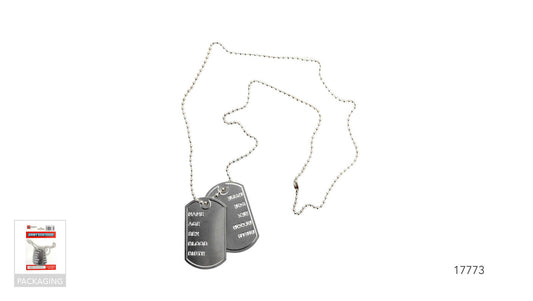 Soldier Dog Tag Necklace
