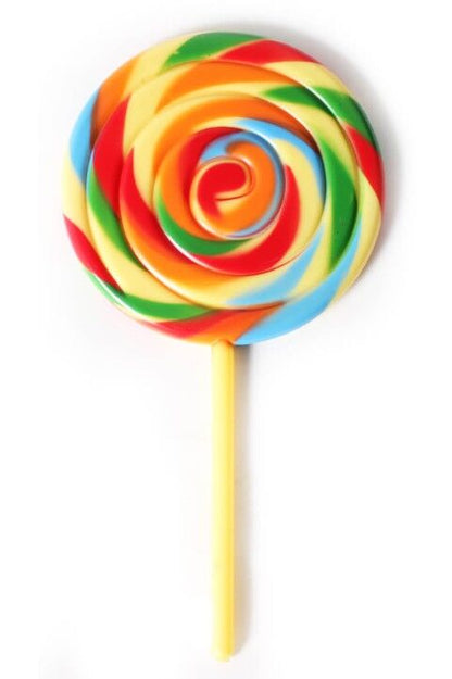 Fake Giant Rainbow Lollipop