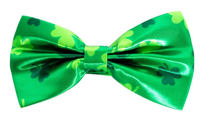 Irish Shamrock Bow Tie