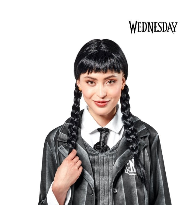 Wednesday Nevermore Academy Adult Wig