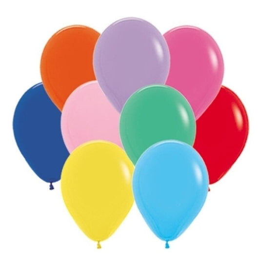 Sempertex 30cm Fashion Asstd Latex Balloons - 25 Pk