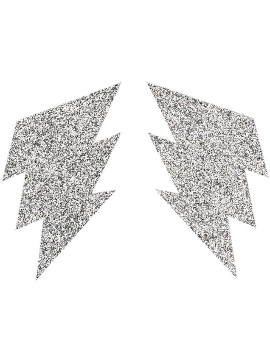 Nipple Pasties - Glitter Lightning Bolts