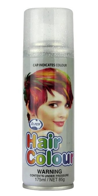 Silver Glitter Hair & Body Spray