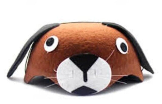 Puppy Dog Hat on Elastic