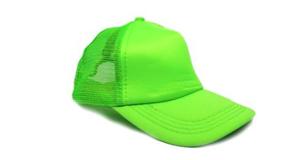 80s Fluro Cap - Neon Green