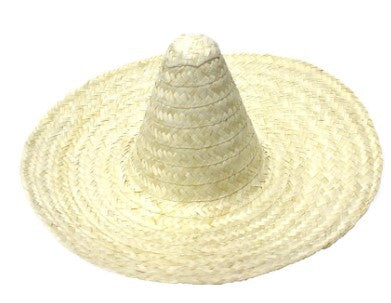 Mexican Plain Straw Sombrero