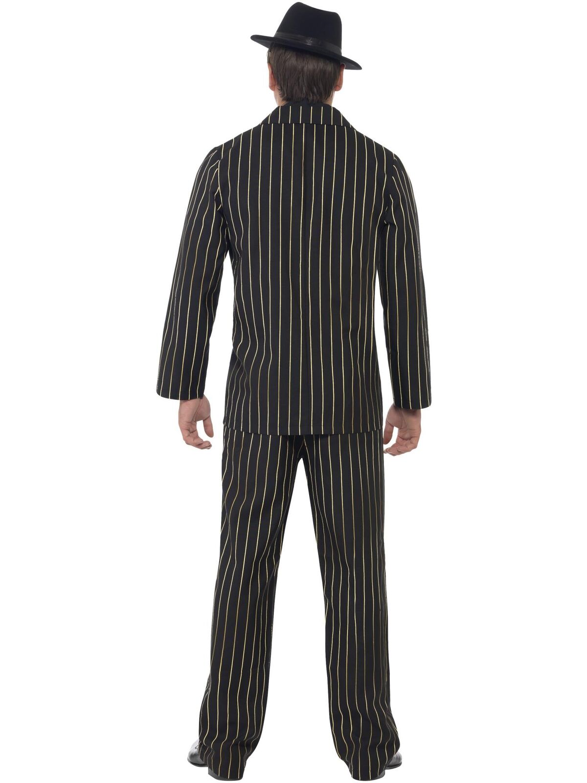 Gold Pinstripe Gangster Adult Costume