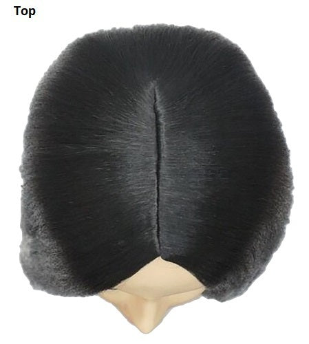 Morticia Long Black Wig
