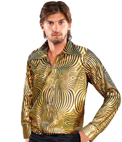 1970s Gold Discoballer Adult Shirt