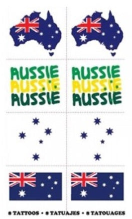 Australian Tattoos - 8 Pk