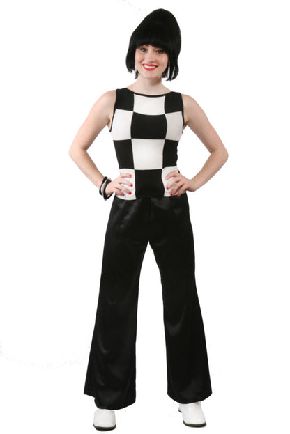 Retro Chequered Girl Hire Costume*