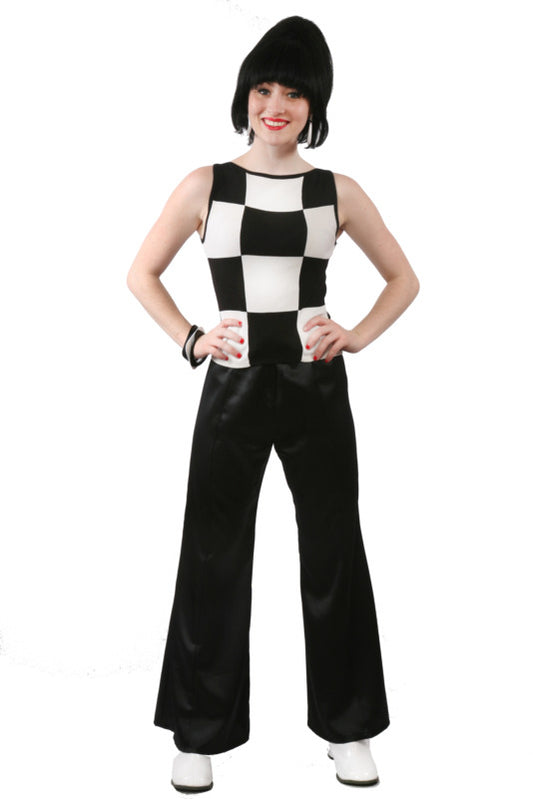 Retro Chequered Girl Hire Costume*
